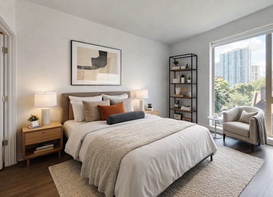 Sage Bedroom Furnished