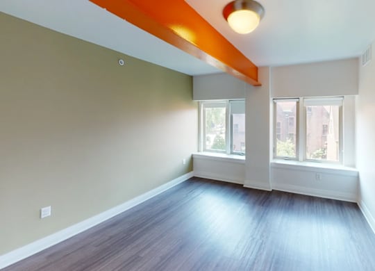Sage Living Room Unfurnished