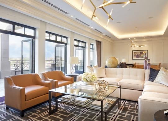 Escape from the chaos of the city in the well appointed Resident Lounge.
