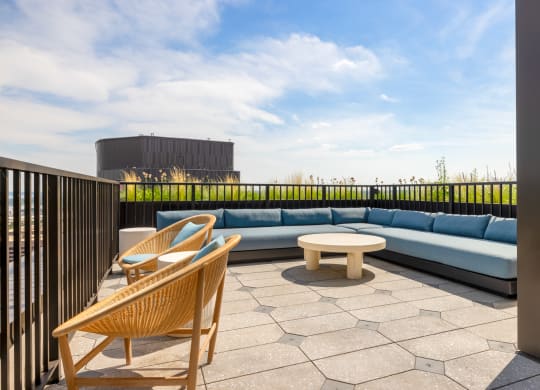 Rooftop Patio at The Grace and Reva, Arlington, 22202