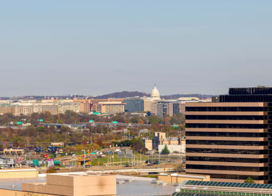 a view of the city of providence from the roof of a building