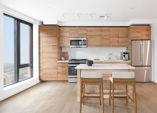 a kitchen with wo at The Grace and Reva, Virginia, 22202