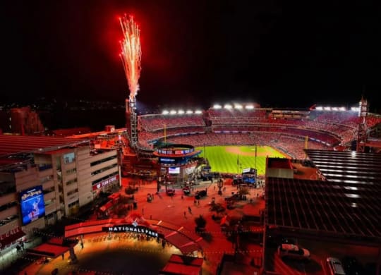 Stadium Lounge Roof Deck View