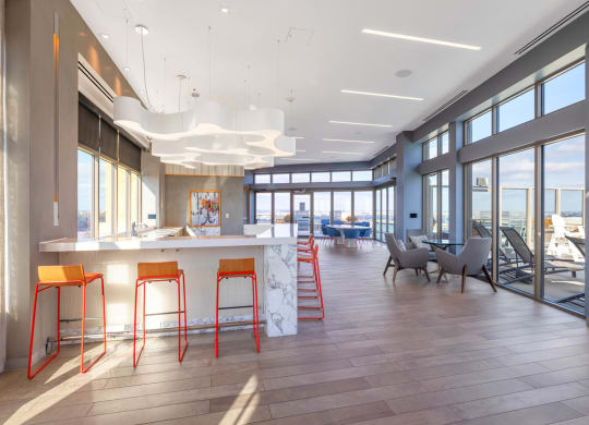 Sky Lounge Kitchen at The Bartlett, Virginia, 22202