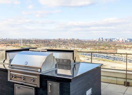 Rooftop Grill Station at The Bartlett, Arlington, VA, 22202