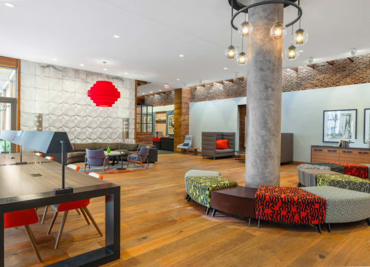 Community Room at The Bartlett, Arlington, Virginia