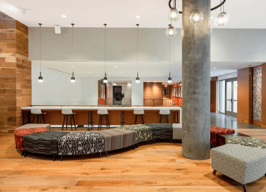 Resident Lounge at The Bartlett, Arlington