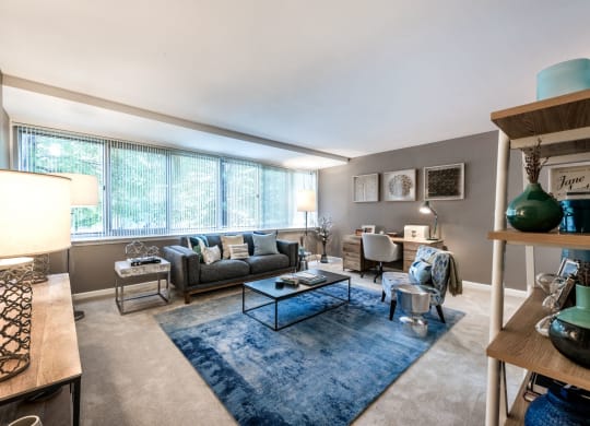 Modern Living Area at RiverHouse, Arlington, VA