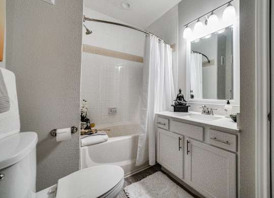 a bathroom with a sink toilet and a shower