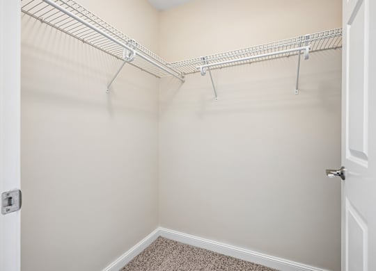 A white door is on the right side of the image.