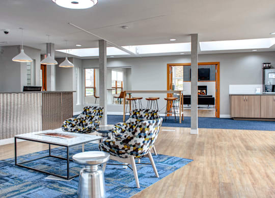 Clubhouse lobby