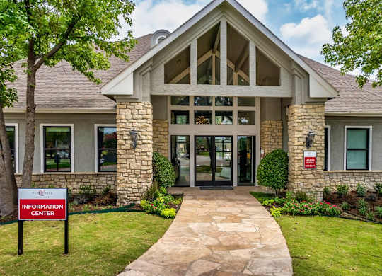 Front of office main door or Park Creek