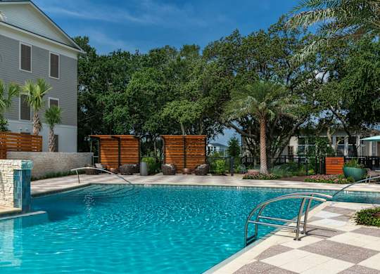 Apartments In Riverview, FL for Rent – Sole at Brandon – Resort Style Pool w/ Beach Entry and Cabanas