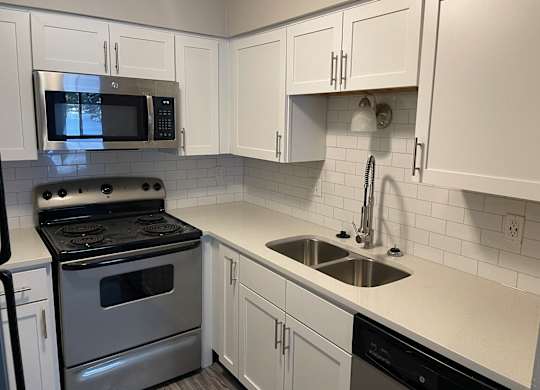 white cabinet upgraded kitchen