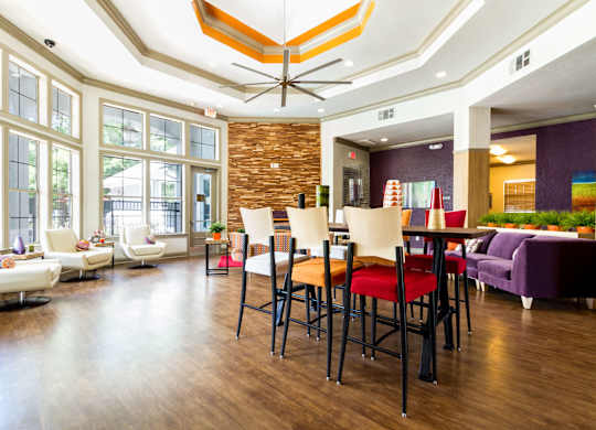 clubhouse seating area