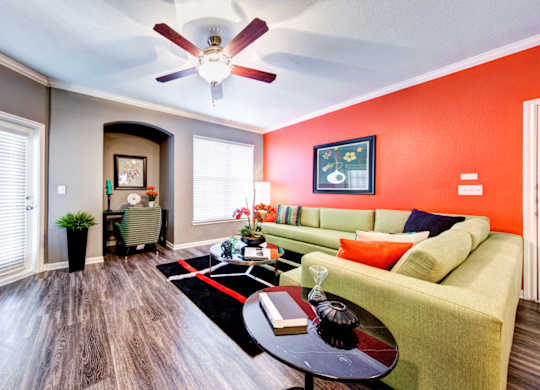 energy efficient ceiling fans In living rooms