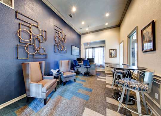 clubhouse seating area