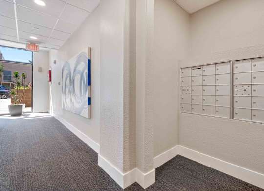 mail lockers indoor