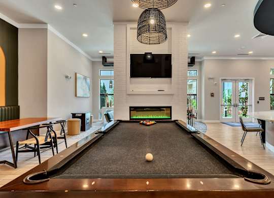 Apartments In Nashville for Rent - Octave Apartments - clubhouse pool table