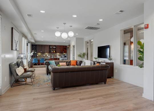 12 South Apartments - Nashville TN - Luxury Clubhouse Area