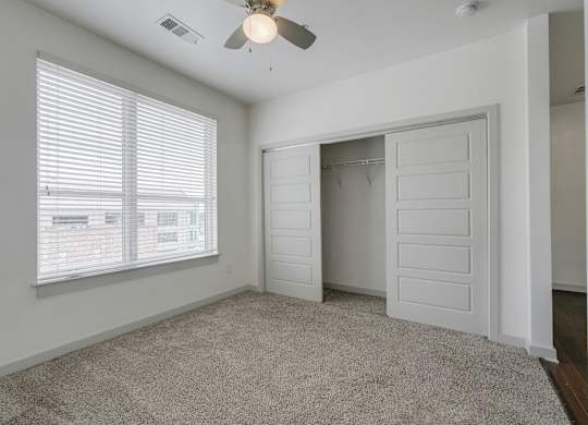 12 South Apartments - Nashville TN - Bedroom with Plush Carpeting.