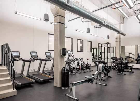 updated fitness center