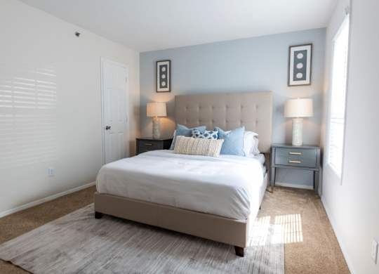 Pet-Friendly Apartments in Alpharetta, GA – Webb Bridge Crossing – bedroom with large window