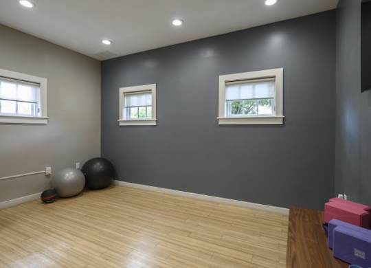 Orchards Apartments Marlborough ma apartment loft style apartments photo of  yoga room with gray wall and medicine balls