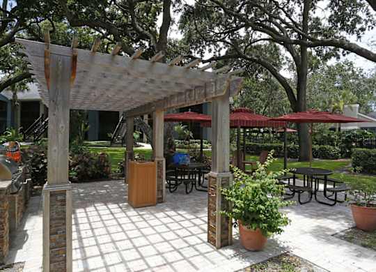 Stonegate Apartments in Palm Harbor, FL photo of Outdoor seating area