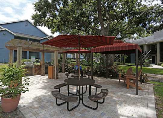 Stonegate Apartments in Palm Harbor, FL photo of Outdoor seating area