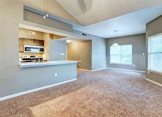 Lots of natural light in apartment