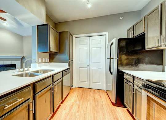 wood-style flooring-kitchen area