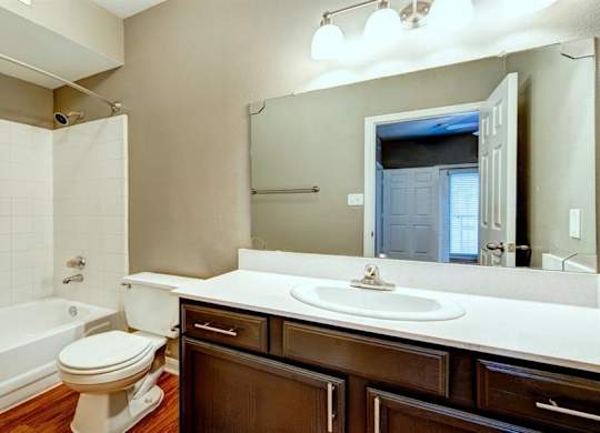 Bathroom with updated materials