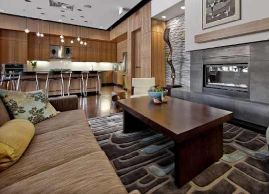 Modern looking clubhouse