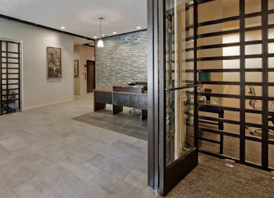 Waiting area in clubhouse