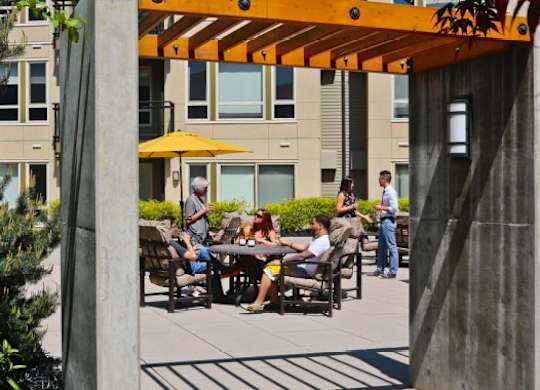 Outdoor seating area