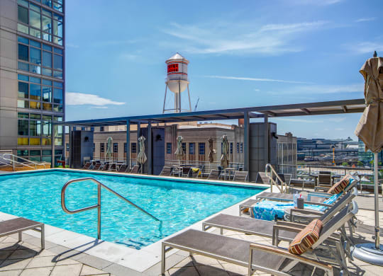 Photo of rooftop pool