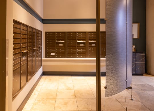 Mail and package room