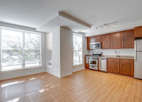 Open concept layout at 1600 Penn SE Apts in Hil East neighborhood of Washington, DC 20003