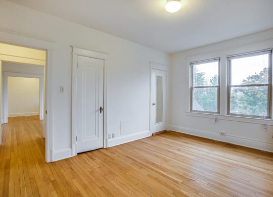 Two-bedroom living area at 4115 Wisconsin, Washington, DC