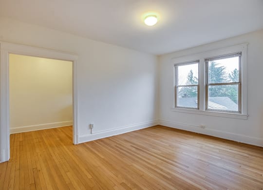 Two-bedroom living area at 4115 Wisconsin, Washington, 20016