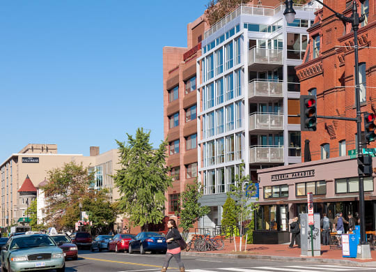 Nearby shopping and dining in Dupont Circle  at August, Washington