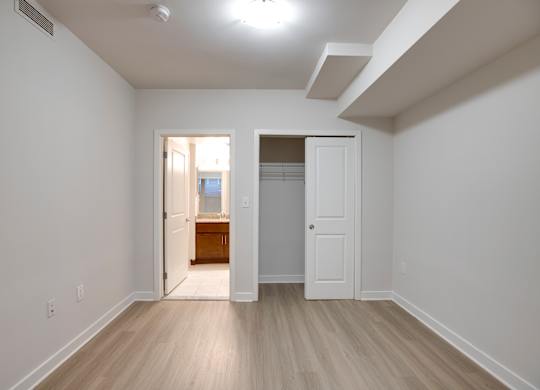 Bedroom at 1600 Penn SE Apts in the Hill East neighborhood in Washington, DC 20003