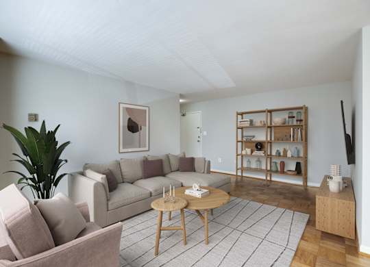 Living room at Legation House Apartments at 3737 Legation Street, NW, Washington, DC 20015