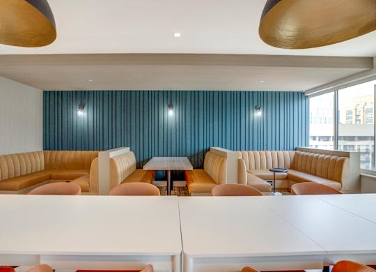 Newly renovated rooftop coworking at Lenox Club Apartments in National Landing, VA 22202