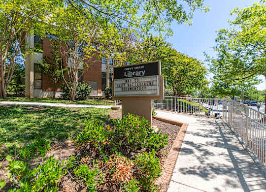 Chevy Chase library near The Livingston Apartments at 5437 Connecticut Aven, NW, Washington DC 20015