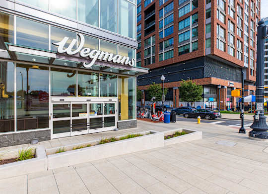 Wegmans grocery store near Mason Hall Apartments in Alexandria, VA