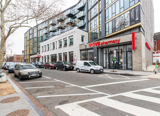 CVS Pharmacy across the street from The Shay in the Shaw neighborhood of NW, Washington, DC 20001