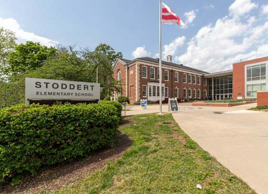 Stoddert Elementary School located near Park Crest Apartments in Glover Park DC