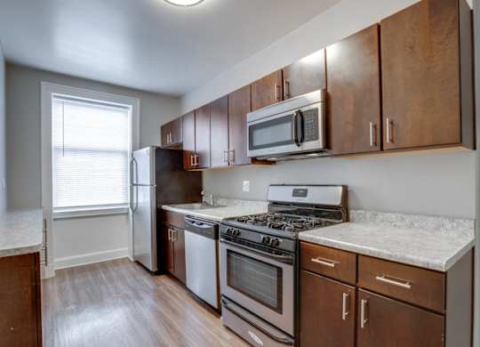 Renovated Kitchen at Cathedral Mansions